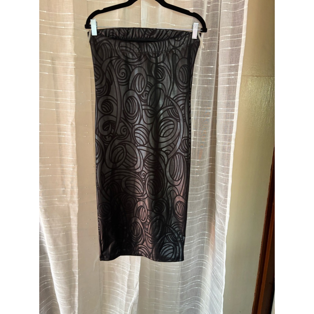 Women's Lindunaco Skirt Size M Black Gray - Picture 3 of 3